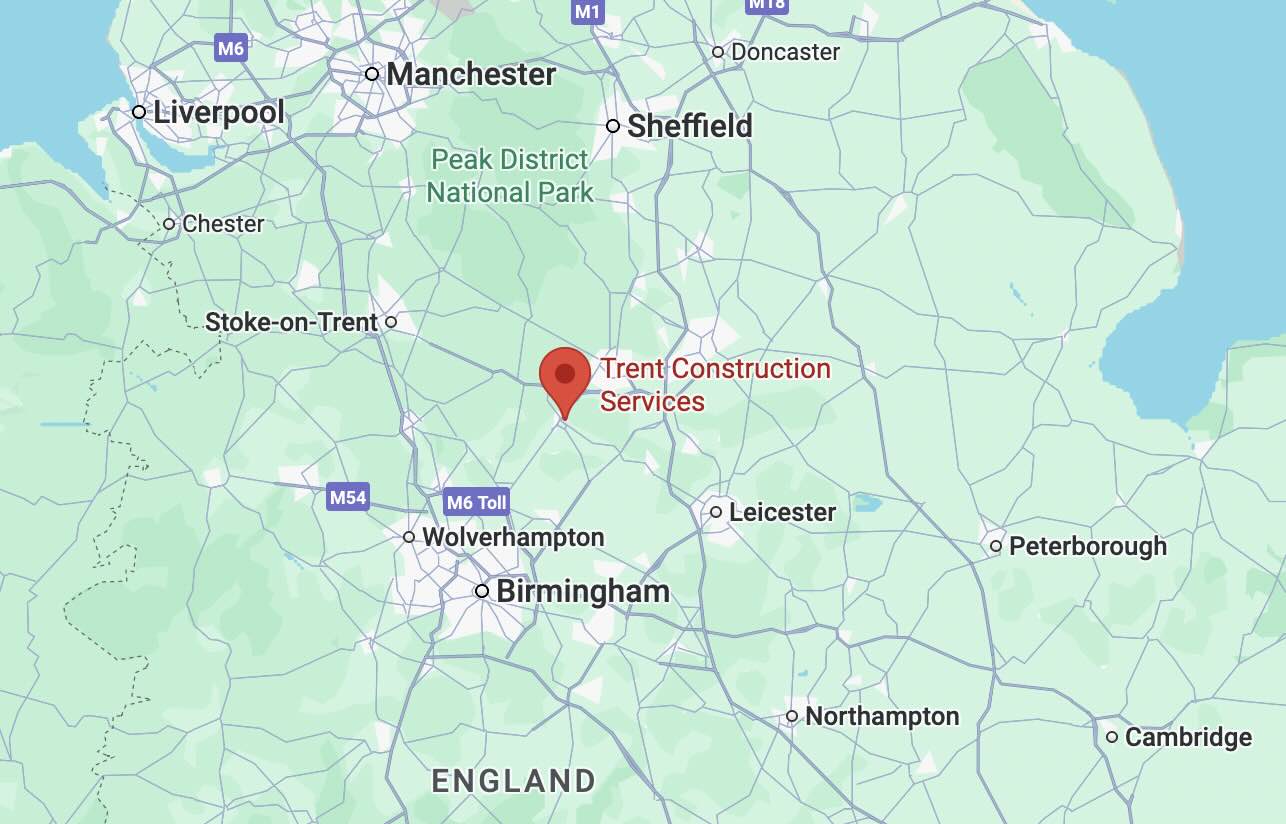 Our location in the heart of the midlands